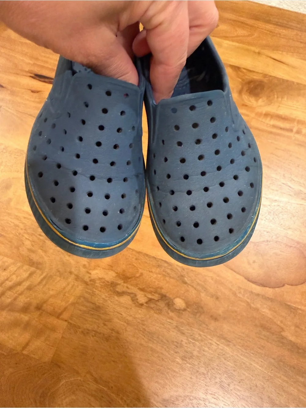Native Kids Blue Slip-On Water-Friendly Shoes Size C10 (kids 10)
